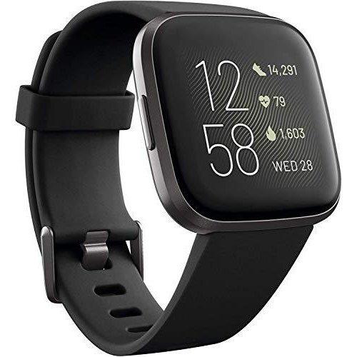 Fitbit フィットビット Versa 2 スマートウォッチ Alexa FB507BKBK 