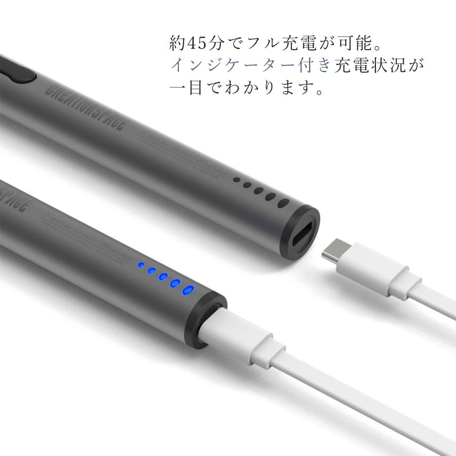 電動ドライバーセット ペン型 小型 充電式 LEDライト付き 精密