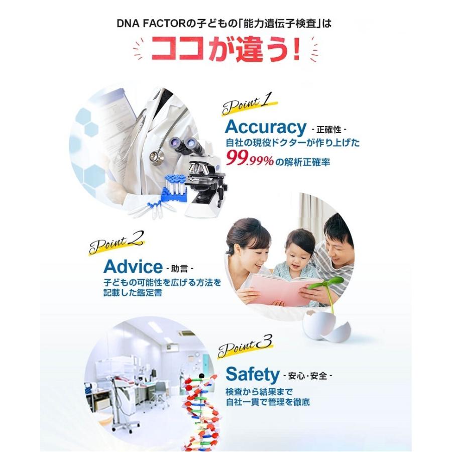 DNA FACTOR GOLD A GENE TYPE Y 子どもの能力遺伝子検査【スマホ版 
