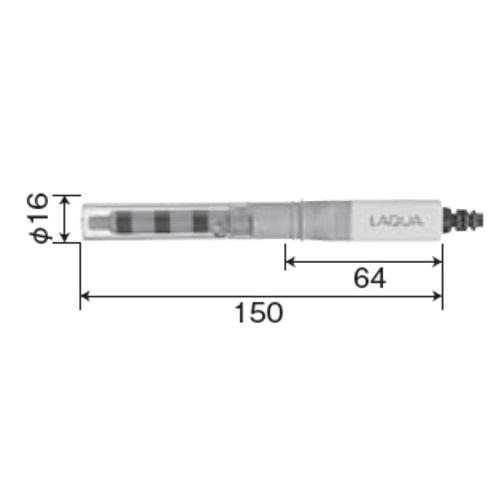 堀場製作所 9382-10D 防水形 汎用電気伝導率用セル 浸せき形 電気伝導