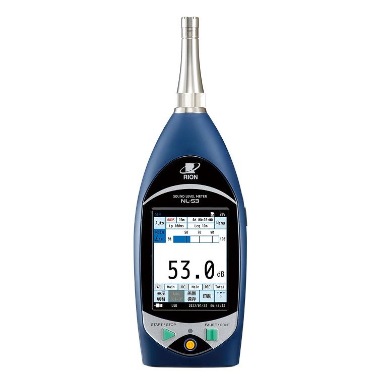 リオン NL-53 検定付き 精密騒音計 型式承認番号 第TF231号 リオン NL-53 検定付き 精密騒音計 型式承認番号 第TF231号