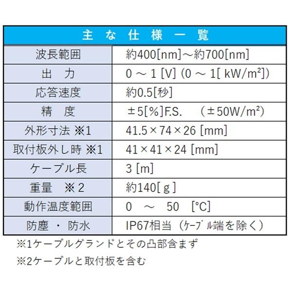 三弘　PVSS-03　PV日射センサー　在庫あり　サンコー　モニタリング　ハウス　　農業　 |  | 02