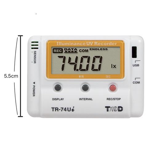 ティアンドデイ TR-74Ui-S 照度・紫外線・温湿度データーロガー