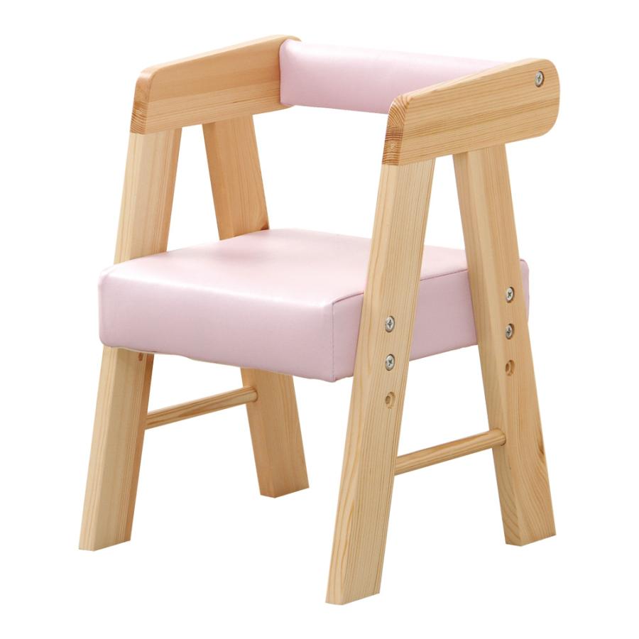 キッズチェアー 木製 ロータイプ 子供椅子 子供用イス おしゃれ 高さ調節 2段階｜sola-shop｜04
