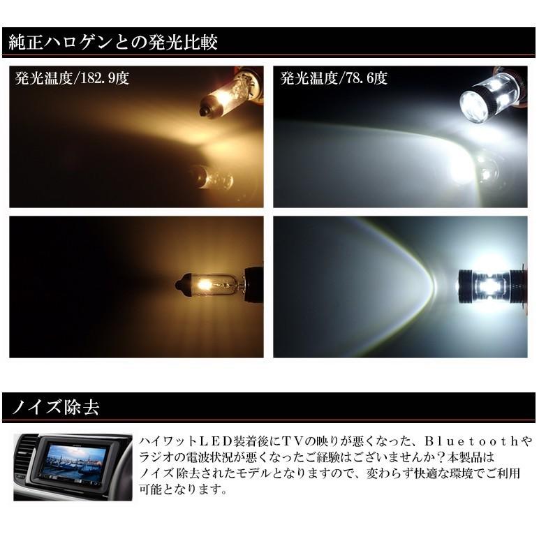 AZT250系 後期 アベンシス ワゴン LED フォグランプ H11 30W CREE/クリー プロジェクター発光 ホワイト/6500K 2個入り｜solae-shop｜05