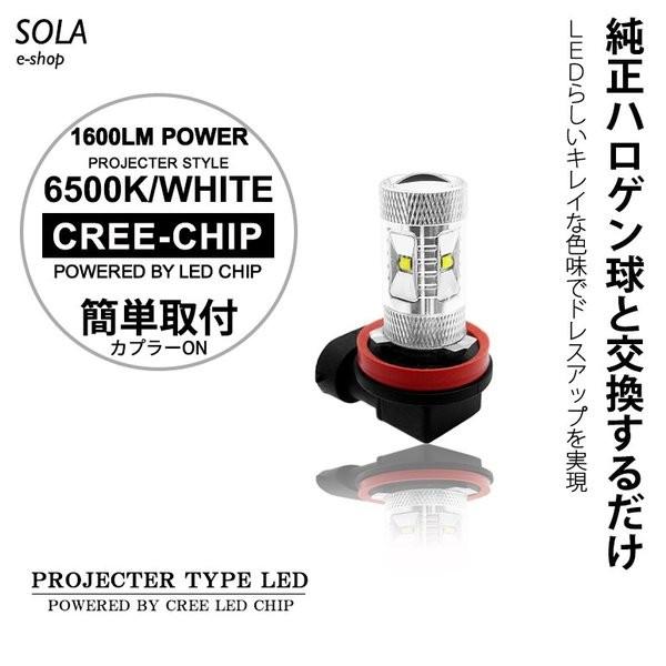 GDB インプレッサ WRX STI LED フォグランプ HB4 30W CREE/クリー プロジェクター発光 ホワイト/6500K 2個入り 車検対応 | ブランド登録なし | 01