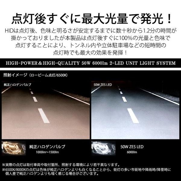 M20系 NV200 バネット LED ヘッドライト ロービーム/ハイビーム H4 Hi/Lo 切替 50W 12000ルーメン ZESチップ搭載モデル｜solae-shop｜04