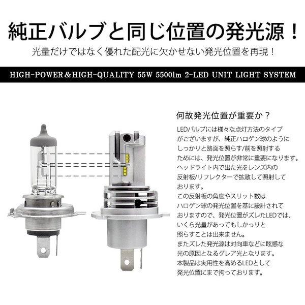 ZZW30系 前期 MR-S LED ヘッドライト ロービーム/ハイビーム 切替 H4