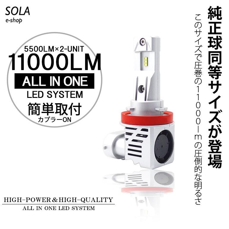 C26系 後期 セレナ LED ロービーム/ヘッドライト H11 55W 11000