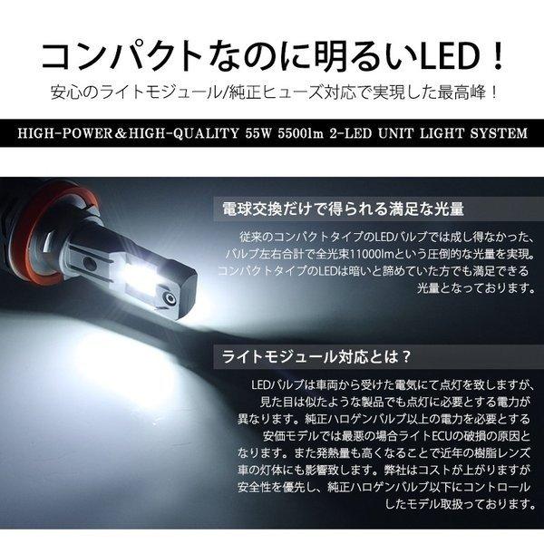 MG21S 前期/後期 モコ LED フォグランプ H8 55W 11000ルーメン 5500lm×2 ZESチップ搭載 デュアル発光 6500K/ホワイト 車検対応｜solae-shop｜03