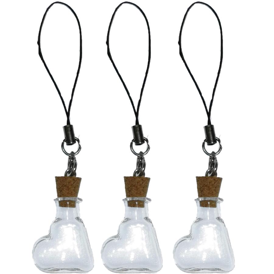 ガラス細工 コルクトップ ハートb 3個 アクセサリー パーツ Ca165 お花の贈り物そらーる 通販 Yahoo ショッピング