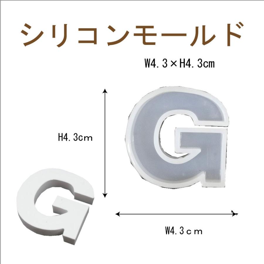 シリコンモールド レジン シリコン型 アルファベット G 1個 40ｍｍ 40ｍｍ 固まるハーバリウム Sm104 お花の贈り物そらーる 通販 Yahoo ショッピング