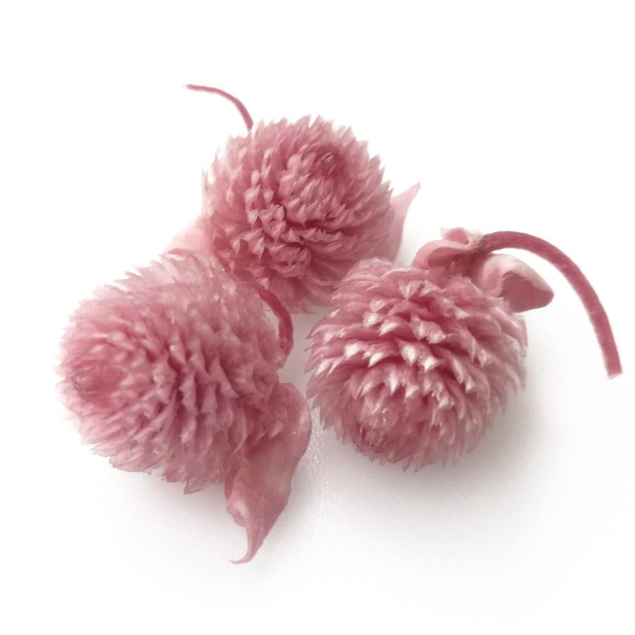 お買い得 そらプリ 花材 千日紅 プリザーブド ヘッド クリスタルピンク 3輪 小分け ピンク 大地農園 Cisama Sc Gov Br