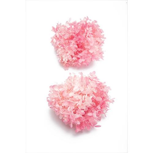 定番から日本未入荷 プリザーブドフラワー 花材 ソフトピラミッド アジサイ ピンク ローズ 約2