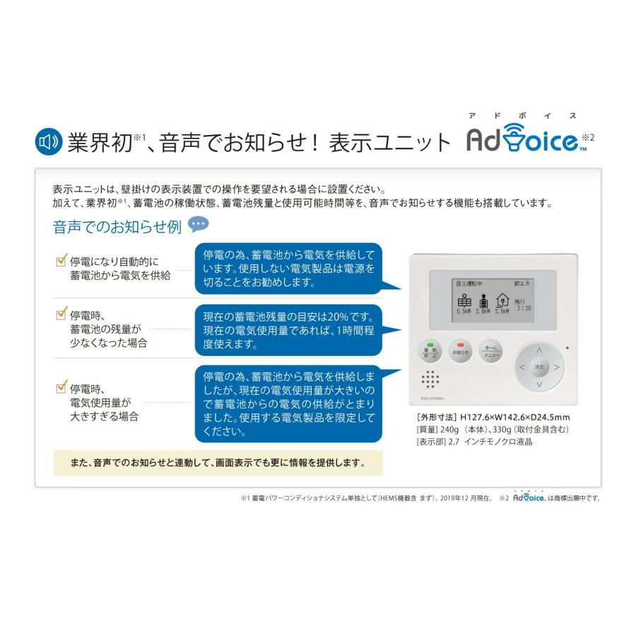 ダイヤゼブラ電機(旧田淵電機) 表示ユニット ZDIS-27ENB01 太陽光 発電 