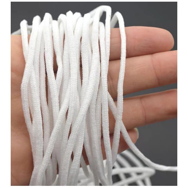 マスク用ゴム紐 3MM×3Mカット 17袋セット 約50M ふんわりやわらかタイプ マスクゴム 白 痛くない マスク用ゴム ホワイト 手芸 手作りマスク ハンドメイド 【ファッション通販】 ゴム 丸ゴム 20m ゴム紐 丸いタイプ ふわふわ ホワイト 手芸用品