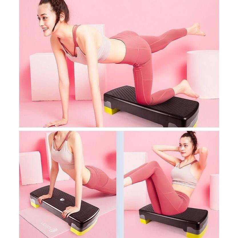 グロング 踏み台 昇降運動 ステップ台 ダイエット ステッパー スローステップ 2段調整 昇降台 踏み台 引き締め 脚痩せ エクササイズ トレーニング器具 Tbc Solas 通販 Yahoo ショッピング