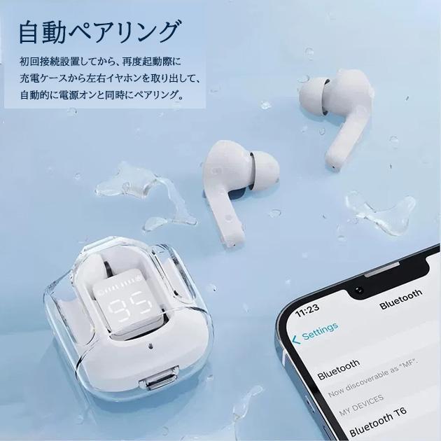 ワイヤレスイヤホン スポーツ用 ランニング イヤホン Bluetooth スポーツ 防水 スマホイヤホン ワイヤレス タイプC イヤ｜solastore｜06