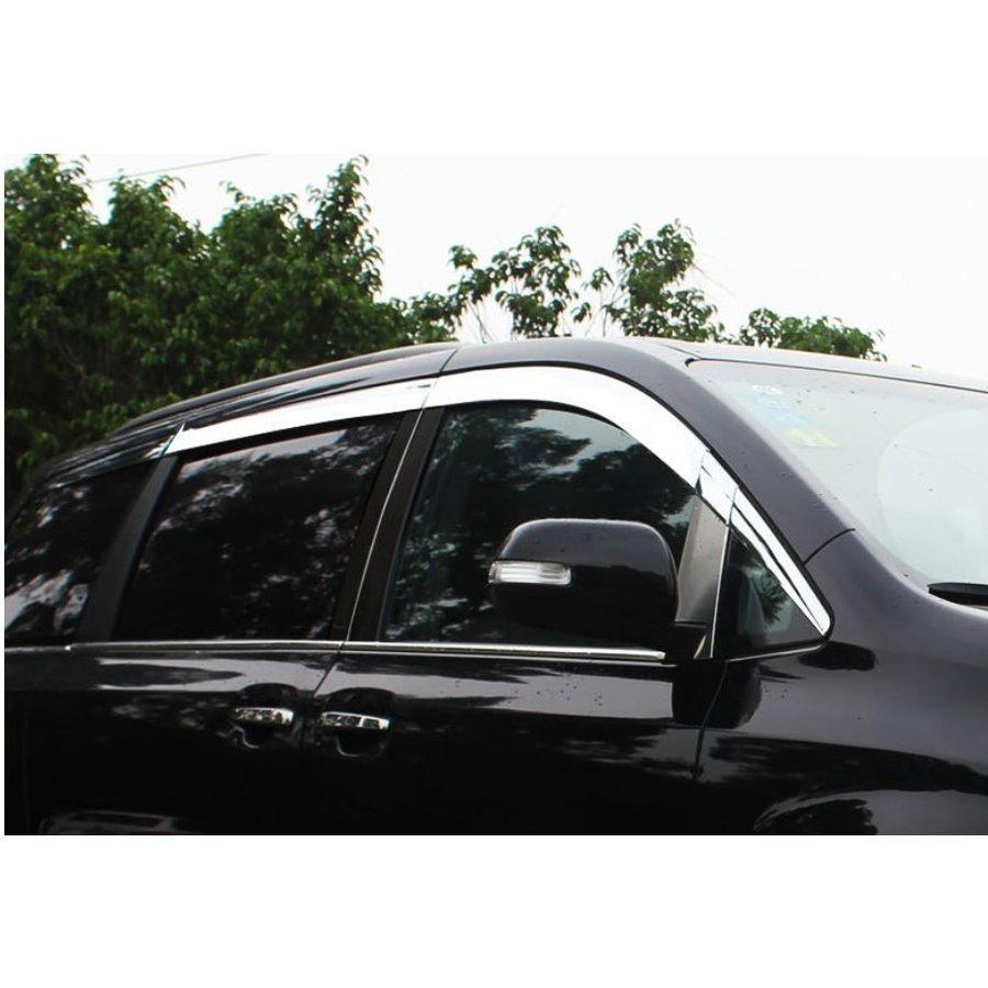 宅送 ドアバイザー 新型 トヨタ シエナ Sienna 専用 サイドバイザー クロームメッキ 8pcs 初回限定 Artmedia Ba