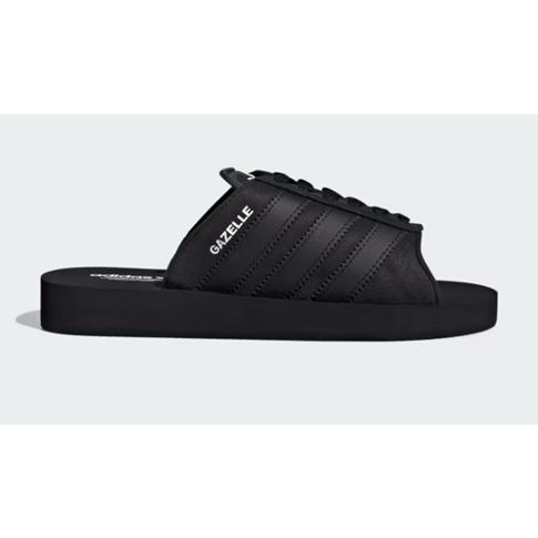 正規品　adidas　23.5　アディダス　ガゼル ビーチ JQ7423　黒 adidas 【adidas】JQ7423 GAZELLE BEACH SLIDES BLACK