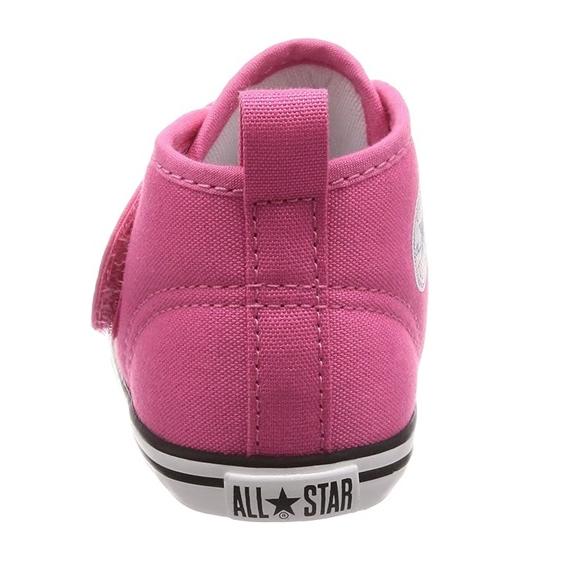 【CONVERSE】 BABY ALL STAR N BIGLOGO V-1 7CL285 PINK コンバース ベビー オールスター N ビッグロゴ V-1 ピンク シューズ 子供靴 マジックテープ｜solehunter｜04