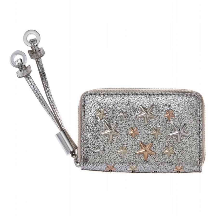 JIMMY CHOO（ジミーチュウ） コインケース NELLIE GTA CHAMPAGNE/ROSE GOLD METALLIC MIX レディース  CHAMPAGNE/ROSE GOLD METALLIC MIX JIMMY CHOO ポイント利用 : Select Soleil ヤフー店 -  通販 - Yahoo!ショッピング