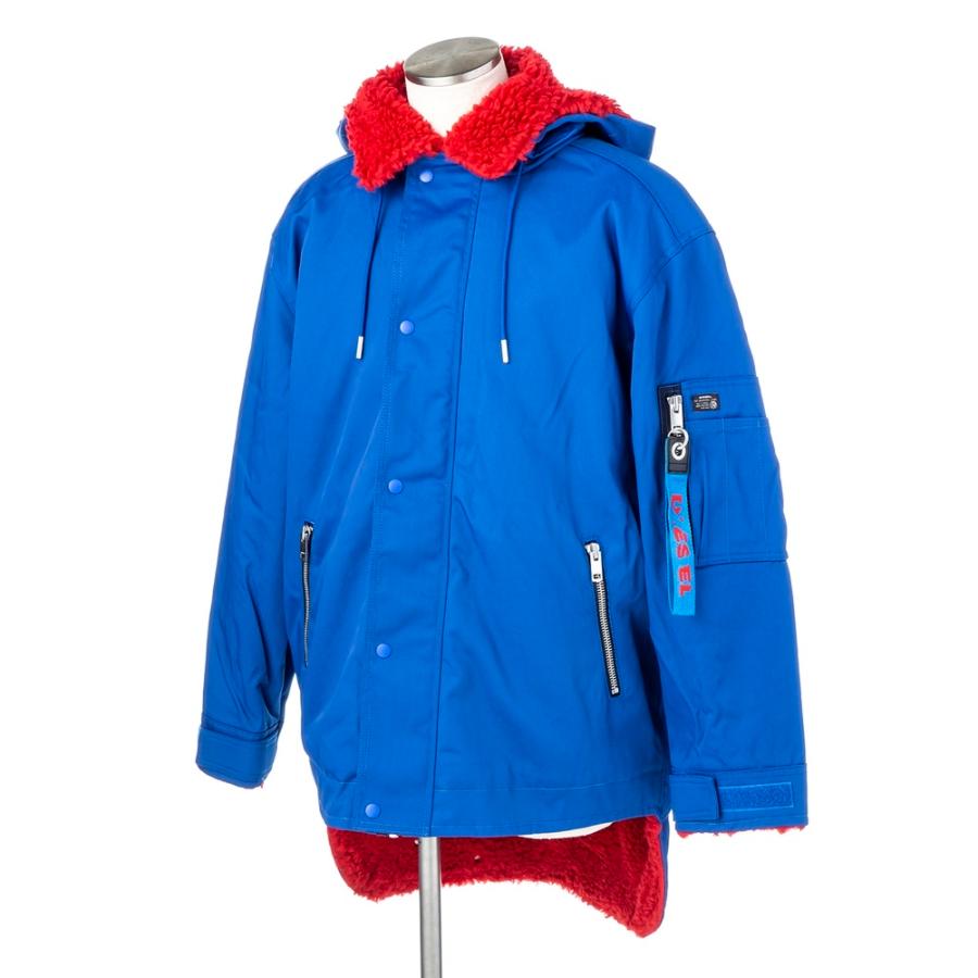 DIESEL（ディーゼル） ジャケット 00SIJP 0KASP 85R ブルー/レッド