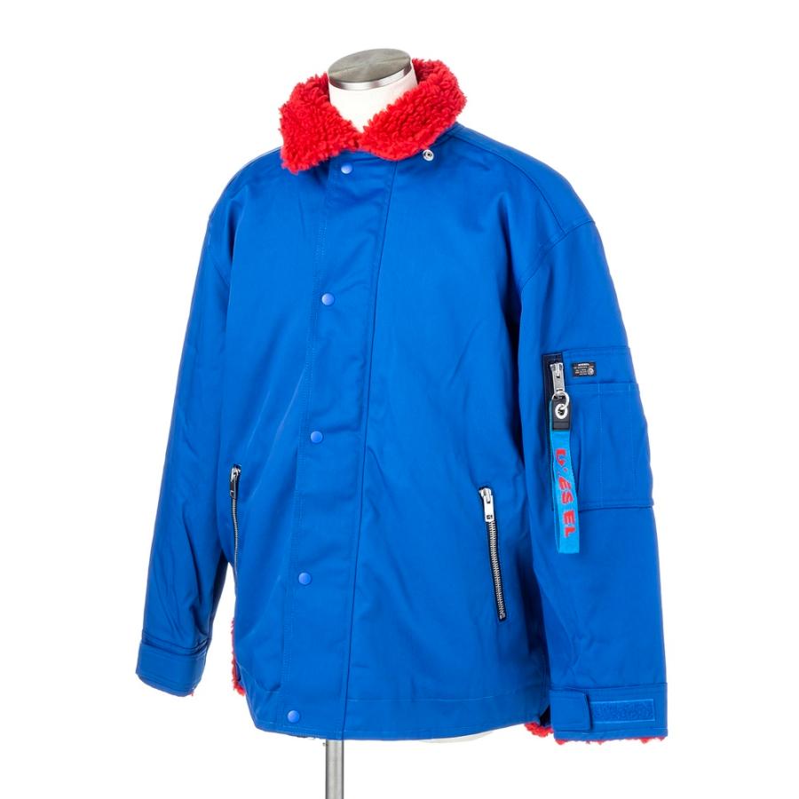 DIESEL（ディーゼル） ジャケット 00SIJP 0KASP 85R ブルー/レッド