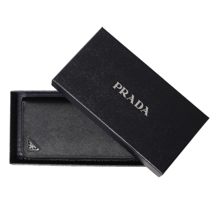 PRADA プラダ ラウンドファスナー長財布 2ML317 QHH F0002 Black PRADA プラダ ラウンドファスナー長財布 2ML317 QHH F0002 Black