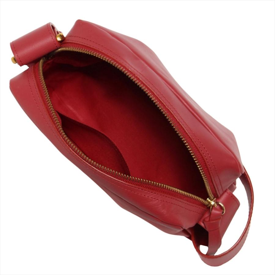 ヴィヴィアンウエストウッド　レザーバッグ　レッド ヴィヴィアン・ウエストウッド新作バッグ「ミニ ヤスミン」赤の