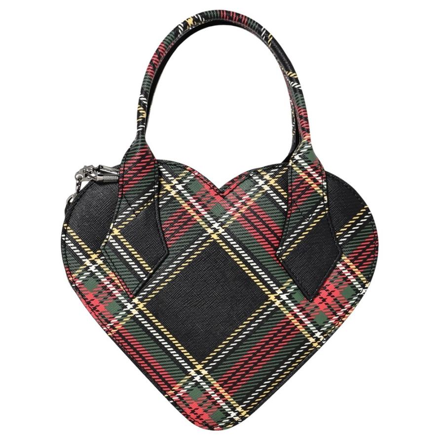 ヴィヴィアンウエストウッド ハンドバッグ 48020006W S0022 N302 ブラックマルチ Vivienne Westwood 爆買の画像