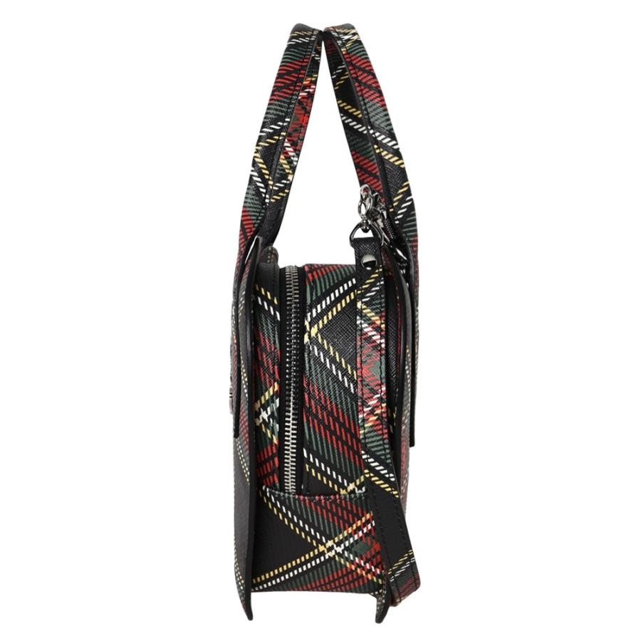 ヴィヴィアンウエストウッド ハンドバッグ 48020006W S0022 N302 ブラックマルチ Vivienne Westwood 爆買の画像