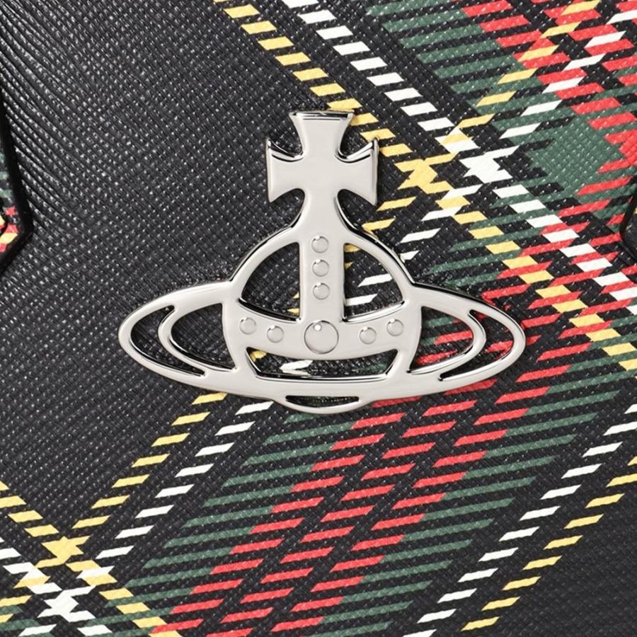 ヴィヴィアンウエストウッド ハンドバッグ 48020006W S0022 N302 ブラックマルチ Vivienne Westwood 爆買の画像
