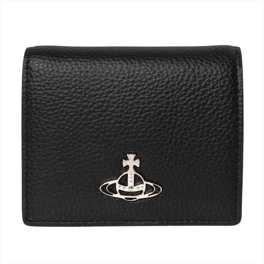 Vivienne Westwood Black 二つ折り財布　ほぼ新品 ヴィヴィアンウエストウッド VIVIENNE WESTWOOD 2つ折り財布 5115002YW