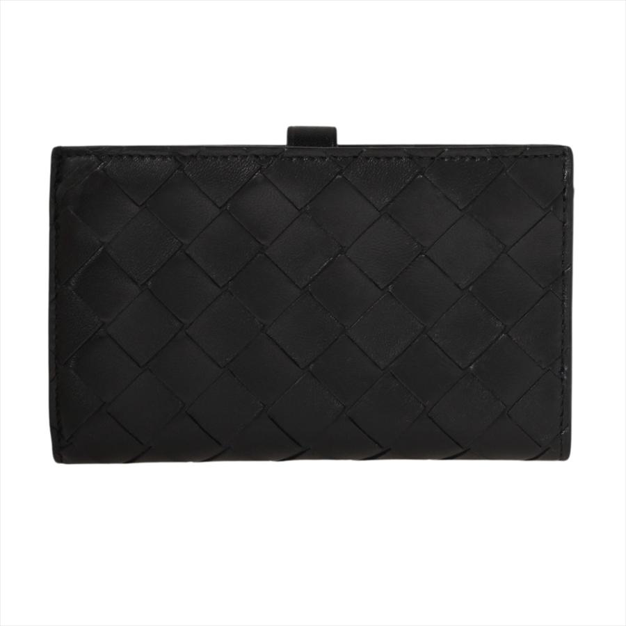 ボッテガヴェネタ 二つ折り財布 609070 VCPP3 8425 Black BOTTEGA VENETA ポイント利用 爆買の画像