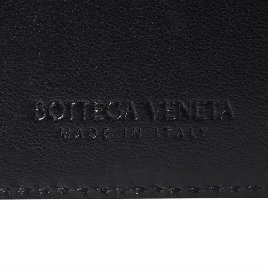 ボッテガヴェネタ 二つ折り財布 609070 VCPP3 8425 Black BOTTEGA VENETA ポイント利用 爆買の画像
