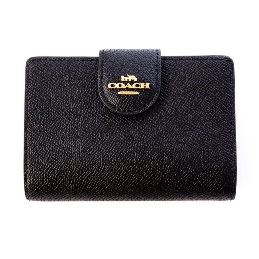 COACH コーチ 二つ折り財布 6390 IMBLK ブラック アウトレット COACH（コーチ） アウトレット 財布 6390 IMBLK 二つ折り財布