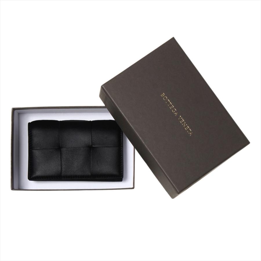 ボッテガヴェネタ カードケース 651396 VCQC4 8803 Black BOTTEGA VENETA ポイント利用 爆買の画像