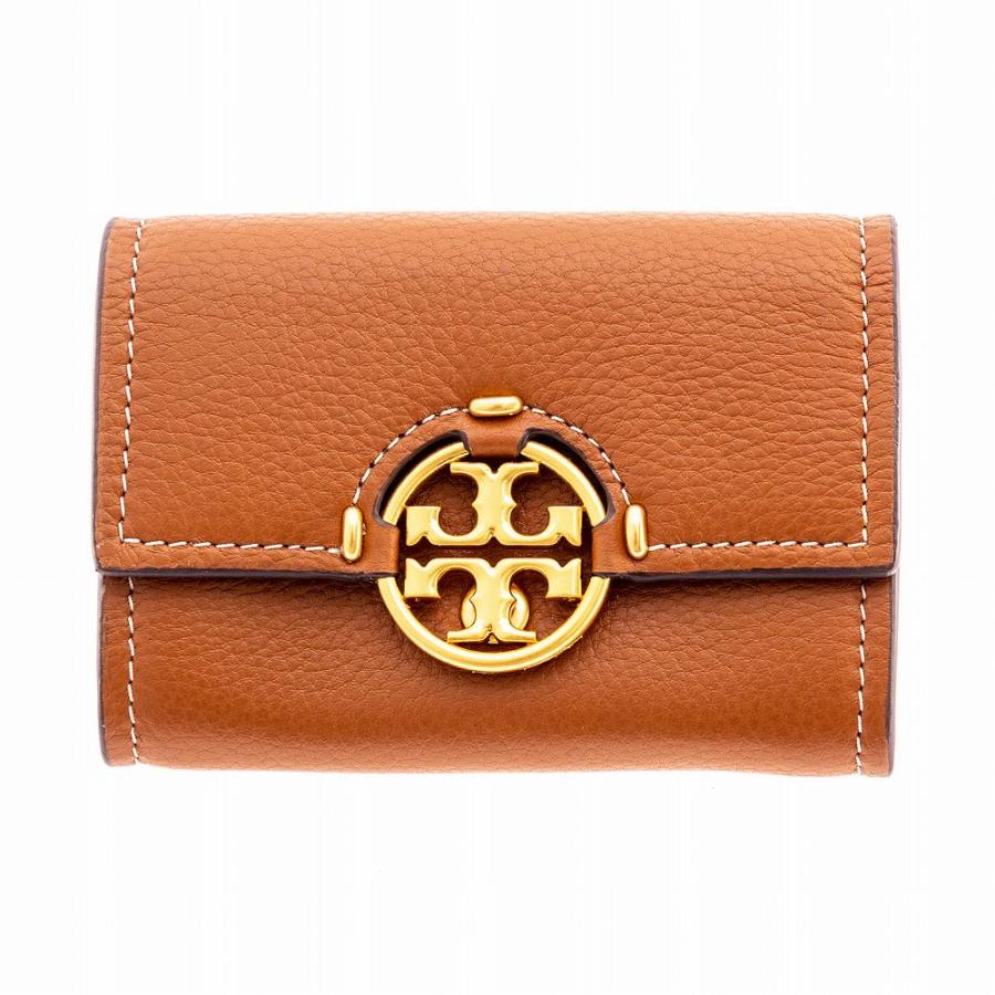 【最終値下げ】Tory Burch 二つ折り財布 ブラウン TORY BURCH（トリーバーチ） レディース 二つ折り財布 ブラウン 79394