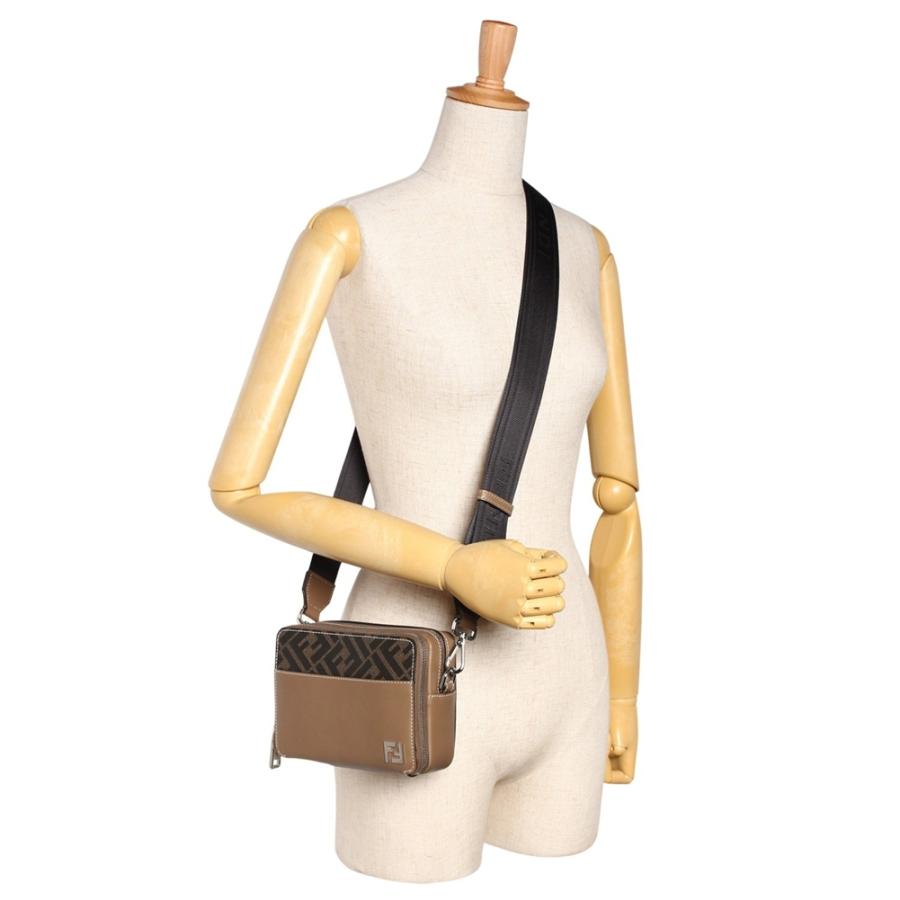 フェンディ ショルダーバッグ 7M0357 AFF2 F1HRM BROWN FENDI 爆買の画像
