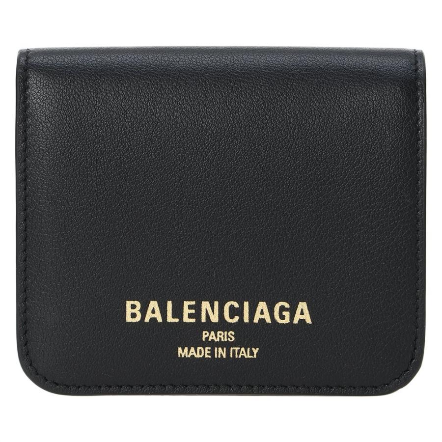BALENCIAGA バレンシアガ 二つ折り財布 810901 2ABGH 1000 BLACK  