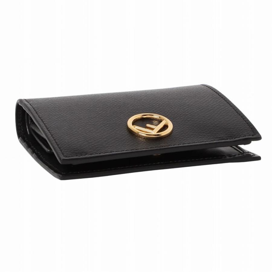 FENDI（フェンディ） メンズ 二つ折り財布 ブラック 8M0387 A18B F0KUR