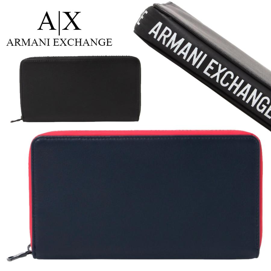 ARMANI EXCHANGE アルマーニエクスチェンジ ラウンドファスナー長財布 