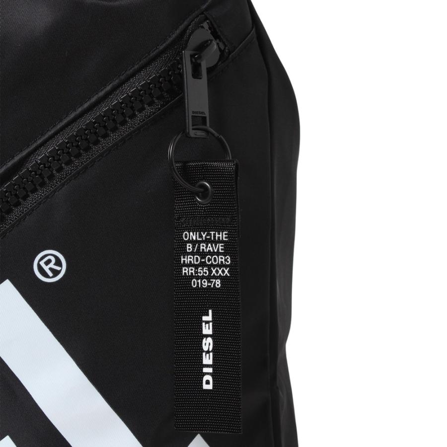DIESEL ディーゼル ナップサック A02334 0BDAS 900 Black メンズ
