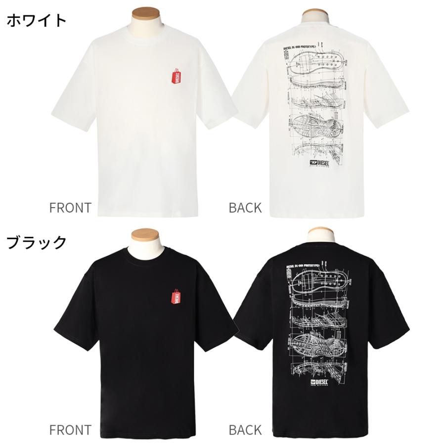 DIESEL（ディーゼル） Tシャツ 半袖 メンズ A12277 0KKAJ 141 M White