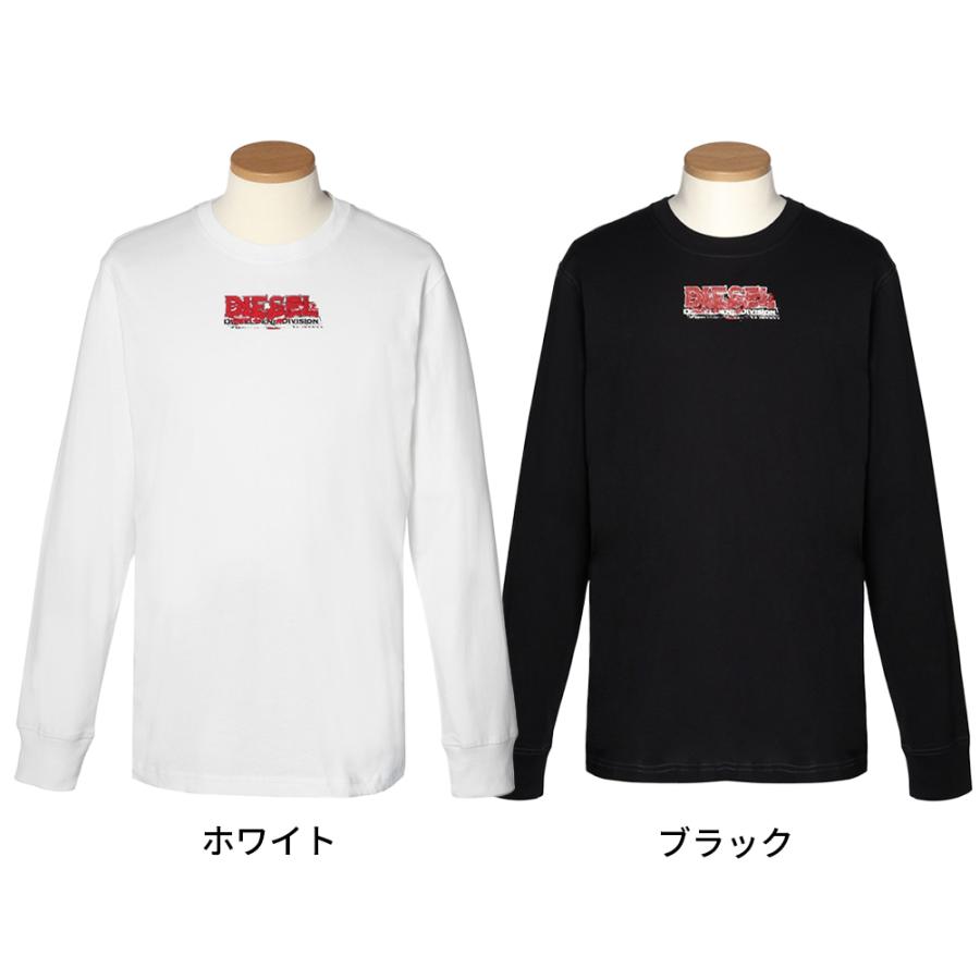 DIESEL ディーゼル tシャツ 長袖 メンズ A12517 0GRAI ロンt