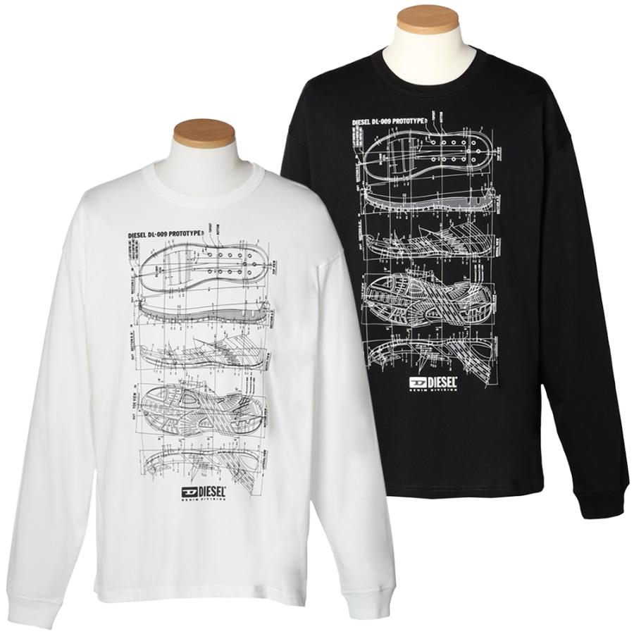 DIESEL ディーゼル グラフィックプリント 長袖 Tシャツ 楽天市場】送料無料 DIESEL ディーゼル グラフィックプリント