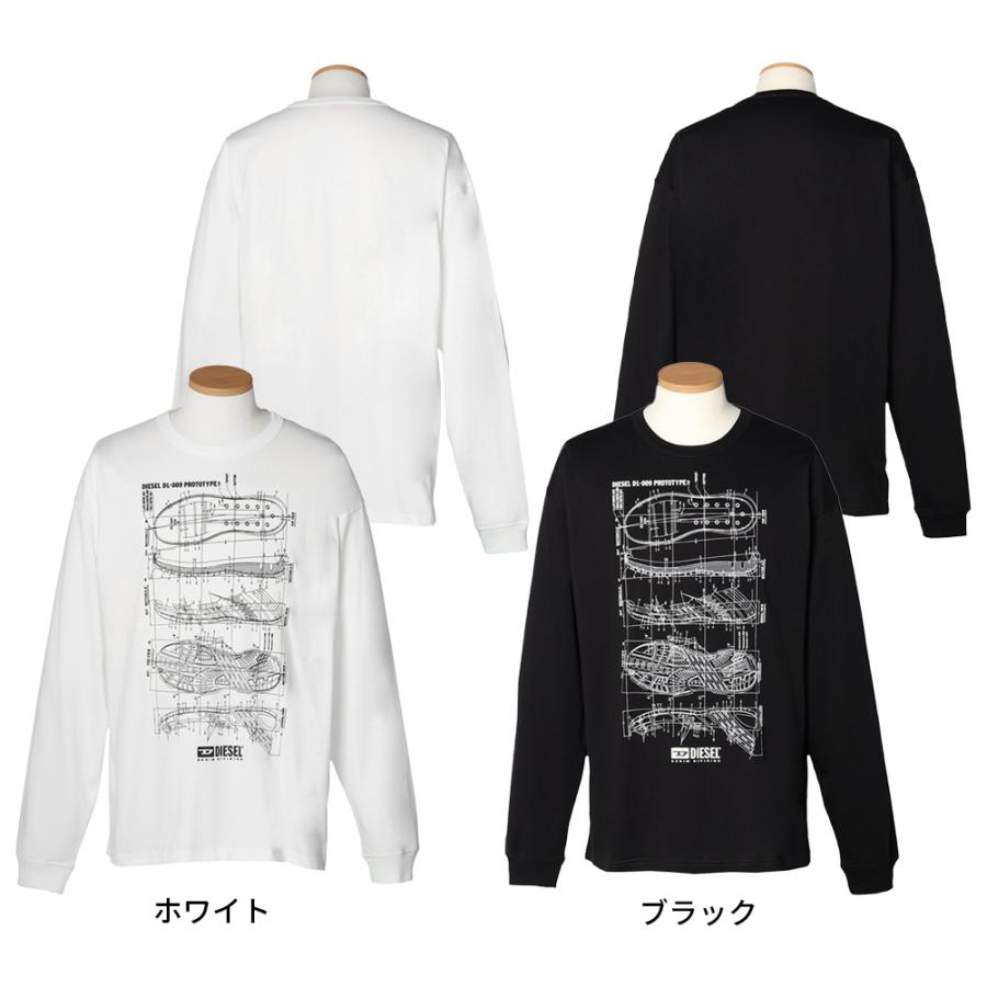 DIESEL ディーゼル Tシャツ 長袖 A13393 0KKAJ ロンt メンズ
