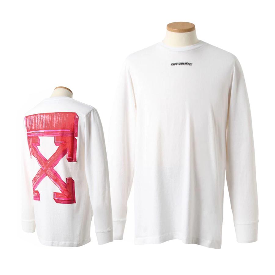 off white（オフホワイト） Tシャツ OMAB001E20JER0030125 長袖 ロンT 