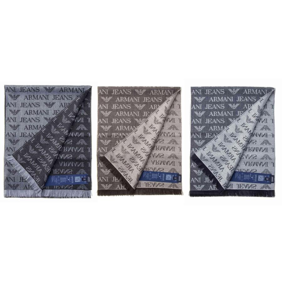 アルマーニジーンズ マフラー (3色) 183×35cm 934504 CD786 メンズ ...